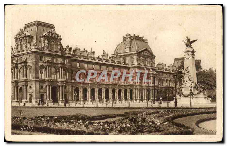 Jardin des Tuileries — Pavillon de Rohan et Monument de Gambetta — Édition d'Art YVON, Neuilly