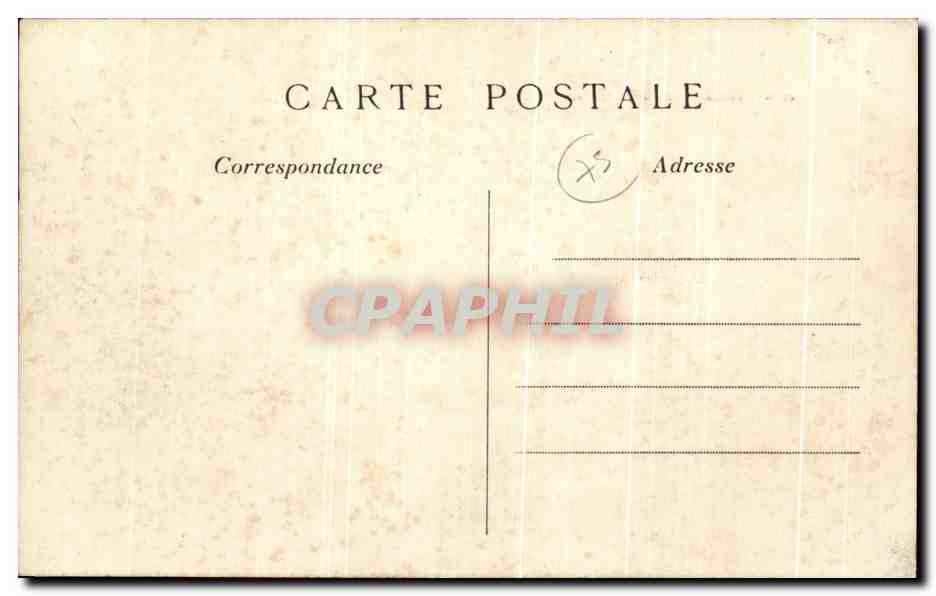CPA Paris Buttes Chaumont Les Rochers le Belvedere et le Pont Suspendu — Verso