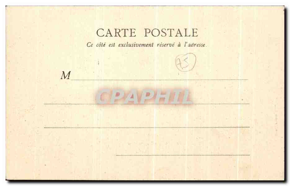 CPA Paris Pont et Place de la Concorde Peniche  — Rückseite