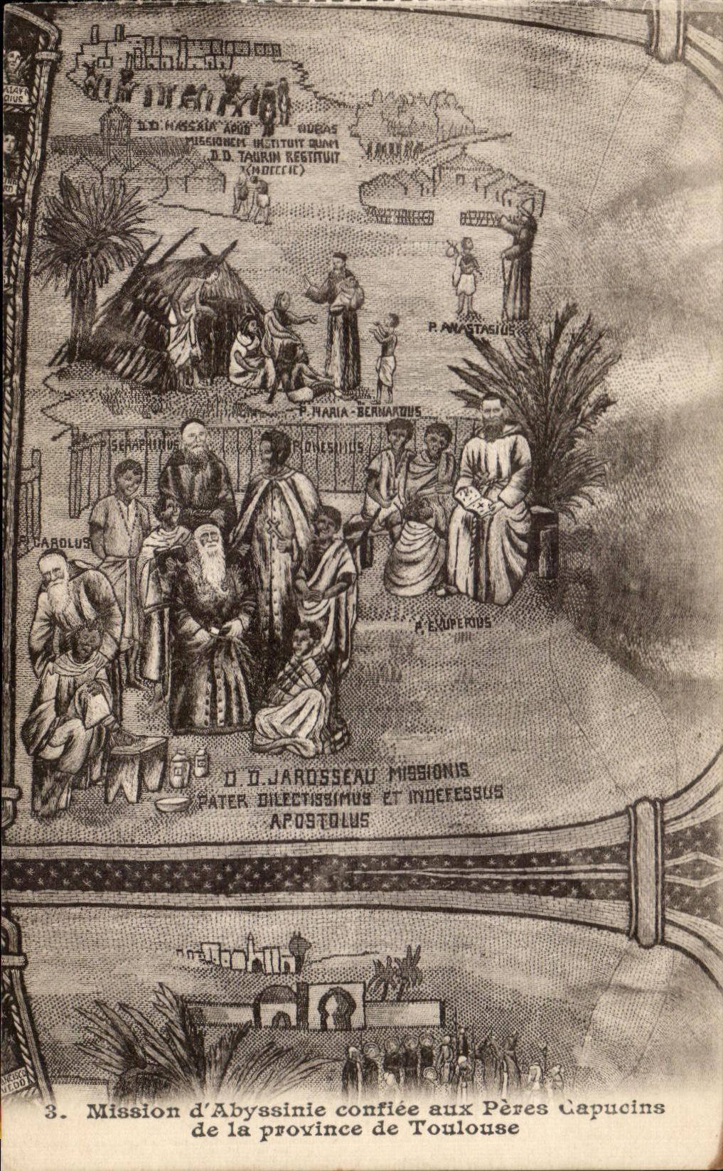 CPA Mission d'Abyssinie Confiee Aux Peres Capucins De La Province De Toulouse
