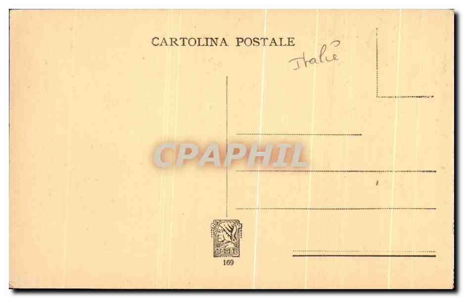 CPA Ritratto Di Donna Detta La Flora Firenze Tiziano  — Verso