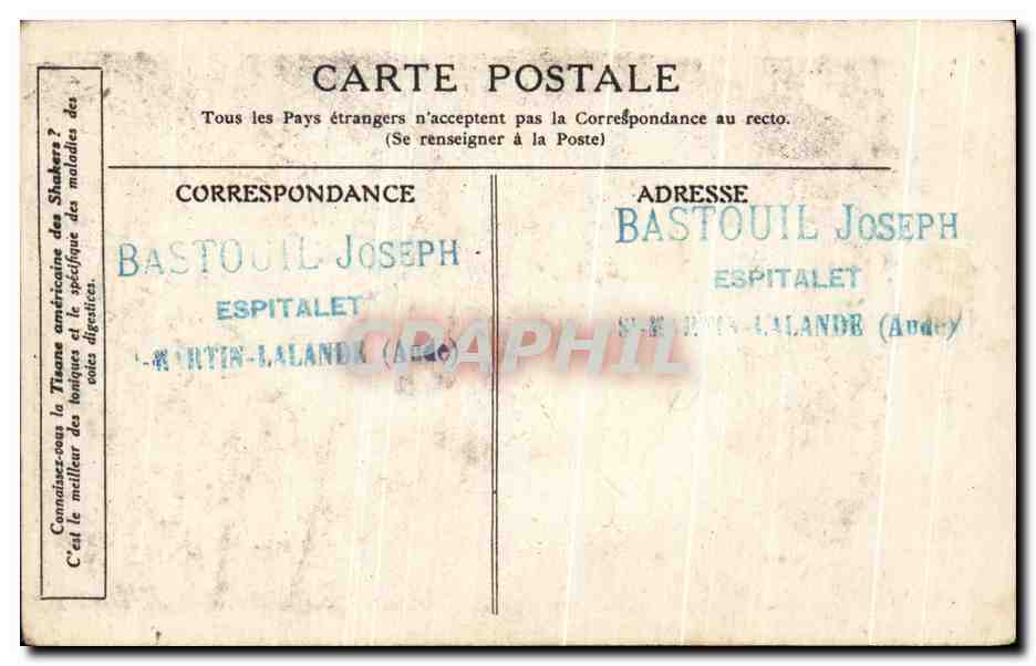 CPA Rouget De Lisle Chantant Pour La Premiere fois La Marseillaise Chez Dietrich Maire De Strasbourg — Verso