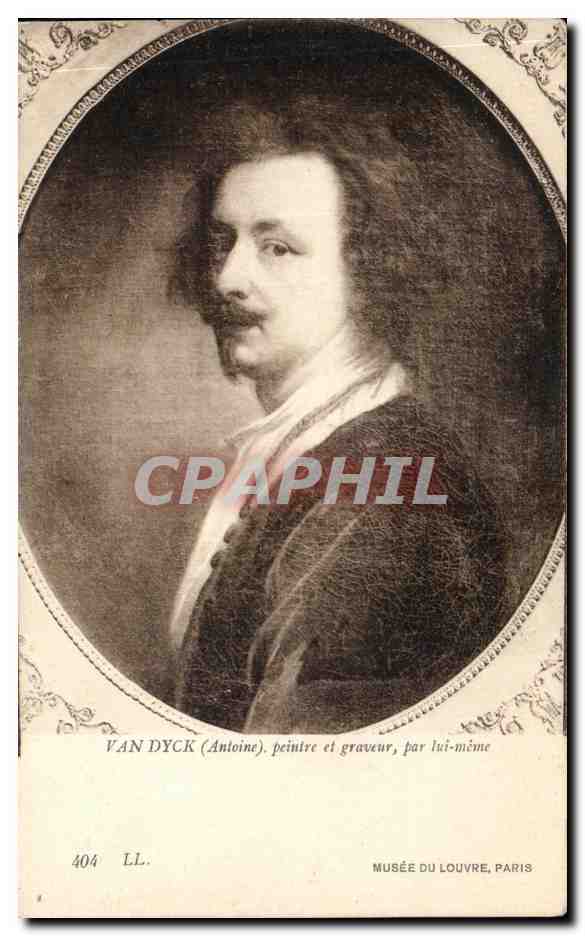 CPA Van Dyck Peintre Et Graveur Par Lui Meme Musee Du Louvre Paris
