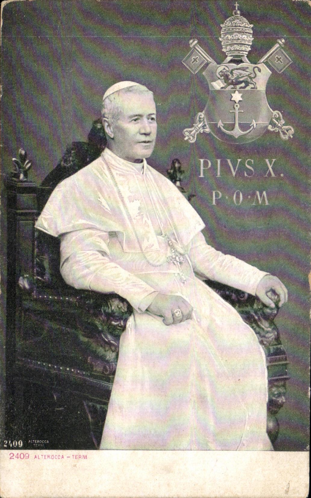 CPA Pape Pie X Religion Vatican