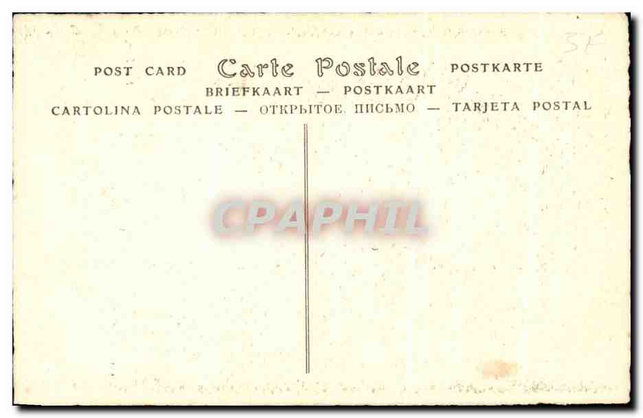 CPA Rene Charles De Maupeou Masgitrat francais President de la Chambre au parlement de Paris Avocat au Chatelet — Verso