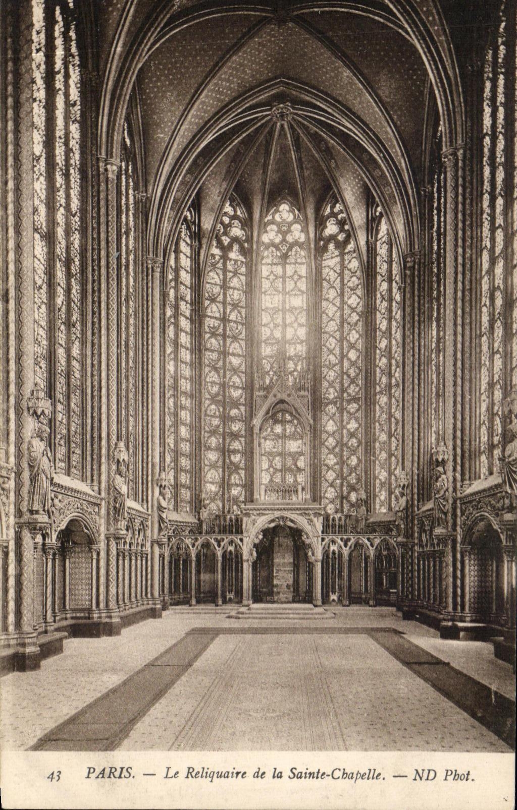 CPA Paris Le Reliquaire De La Sainte Chapelle