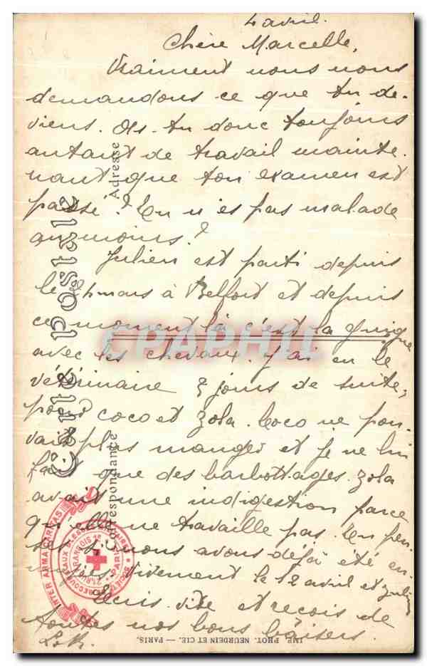 CPA Les Honneurs sous le feu Militaria Georges Scott l'illustration  — Rückseite