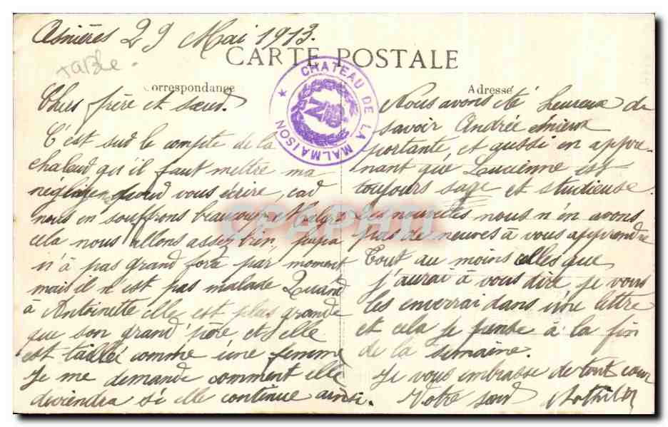 Marie Louise et le Roi de Rome — Par J. Franque — Éditeur ELD — Rückseite