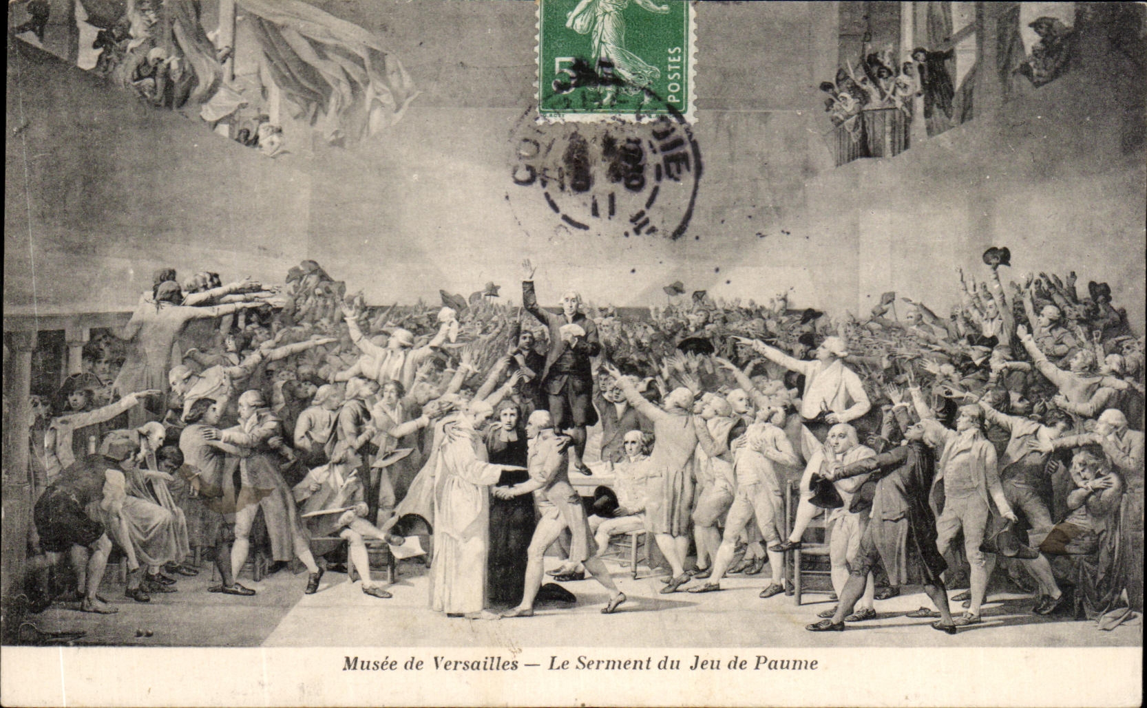 CPA Musee de Versailles Le Serment du Jeu de Paume