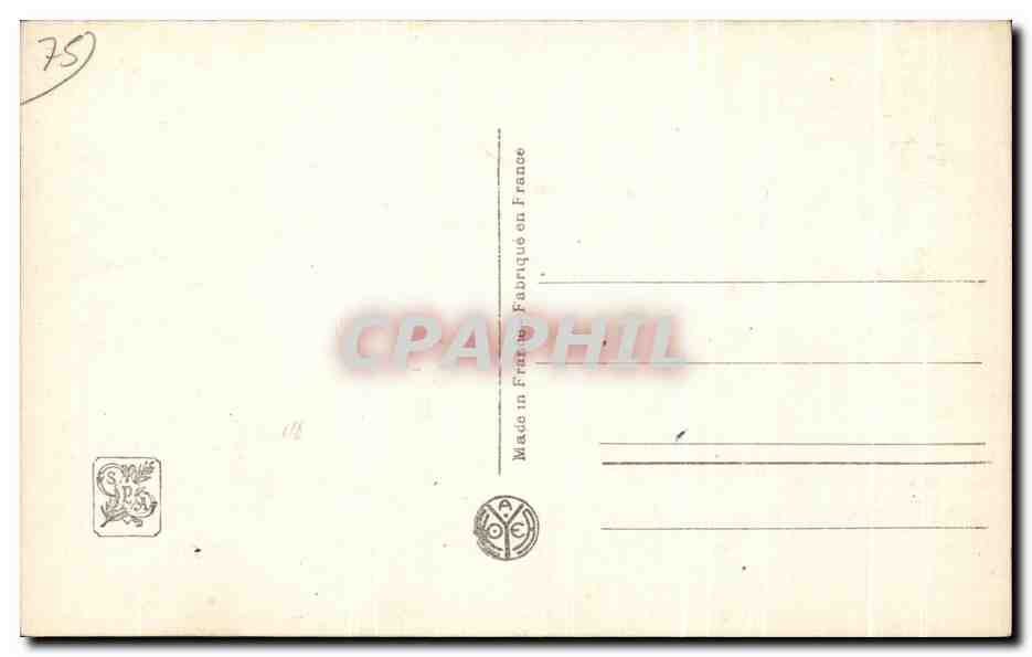 CPA Salon de Paris Helier Cosson Portrrait de la Cesse de B — Verso