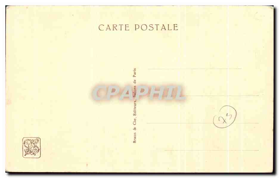 CPA Le Calvaire Royer Bretagne  — Verso
