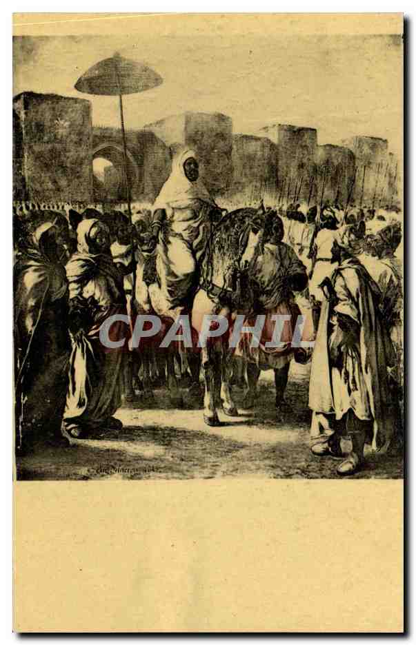 CPA Delacroix Mouley Abd er Rahaman sultan du Maroc Toulouse Musee des Beaux Arts