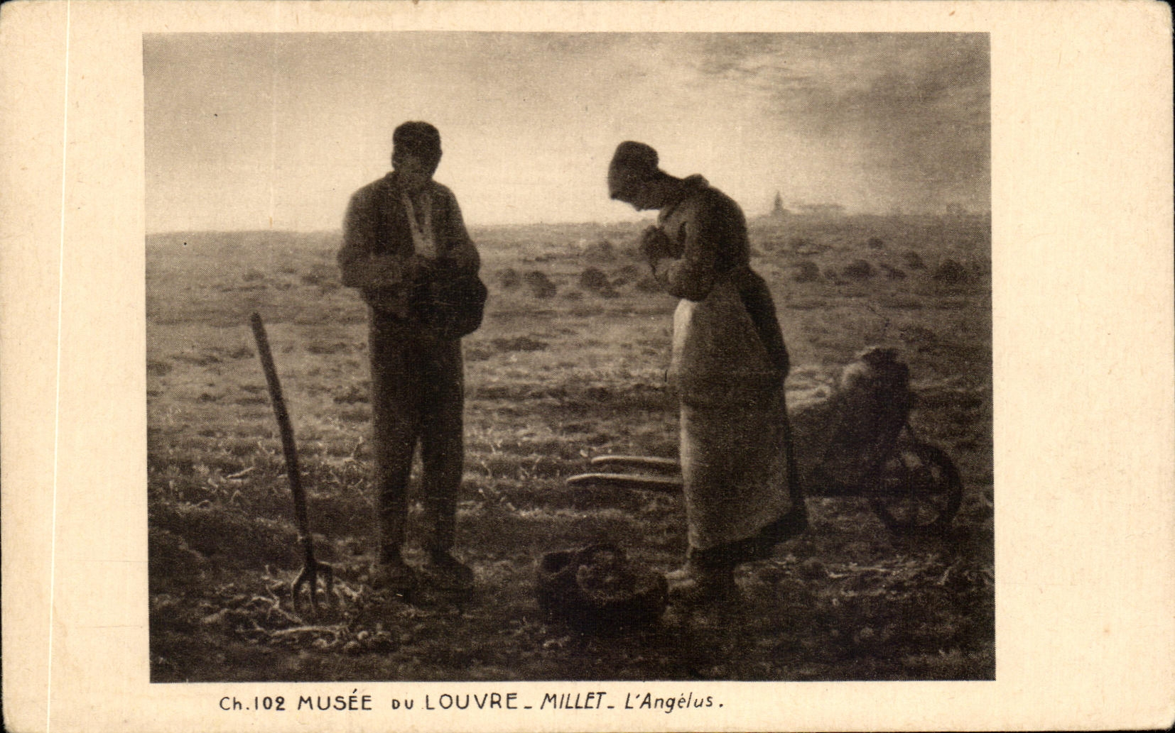 CPA Musee du Louvre Millet L'Angelus