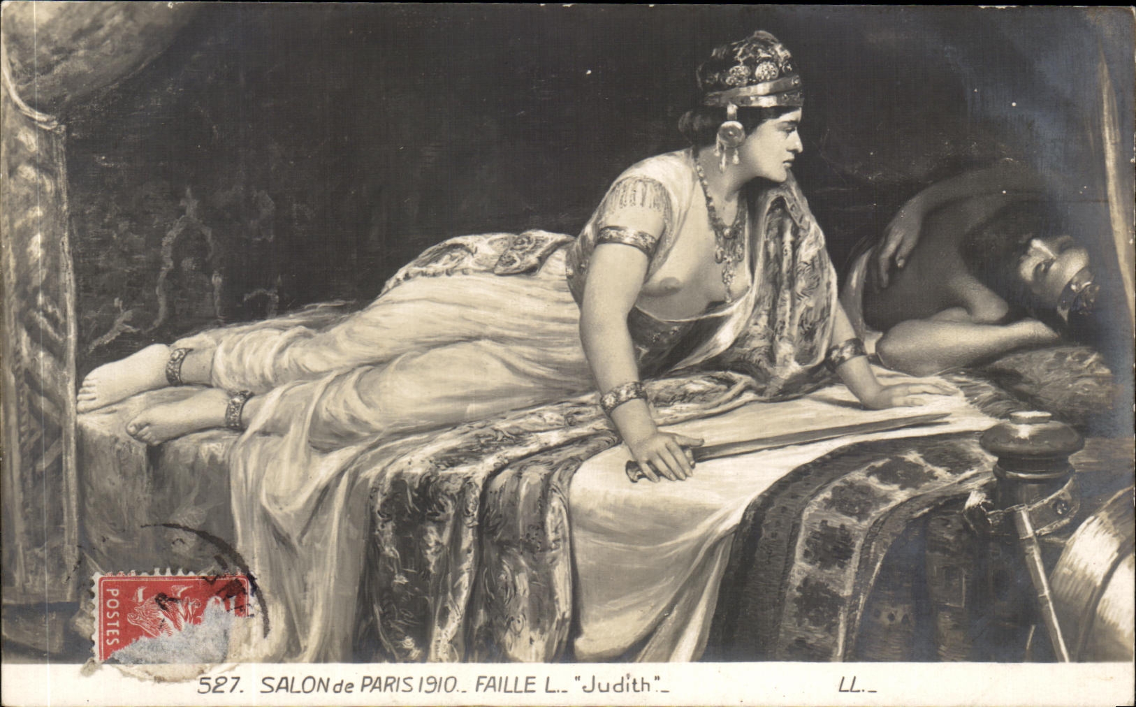 CPA Salon de Paris 1910 Faille l Judith