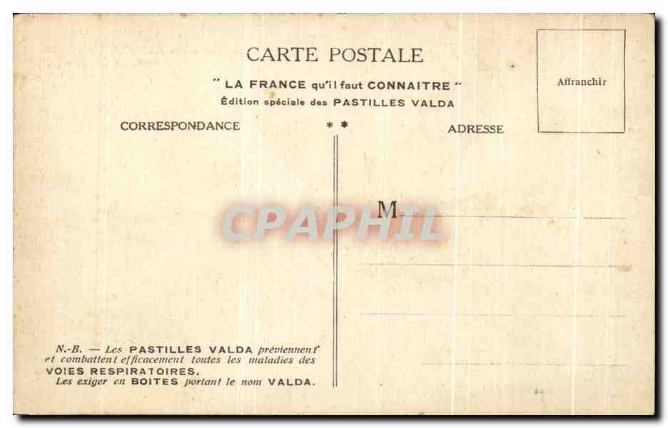 CPA Alpes Maritimes Nice — Verso