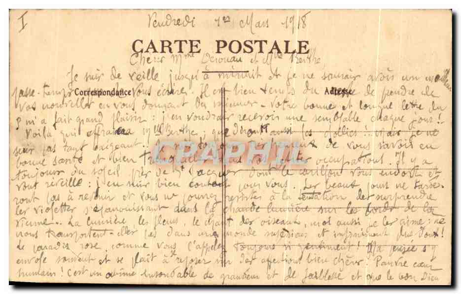 CPA Le Petit Chatre De Notre Dame La proposition  — Back