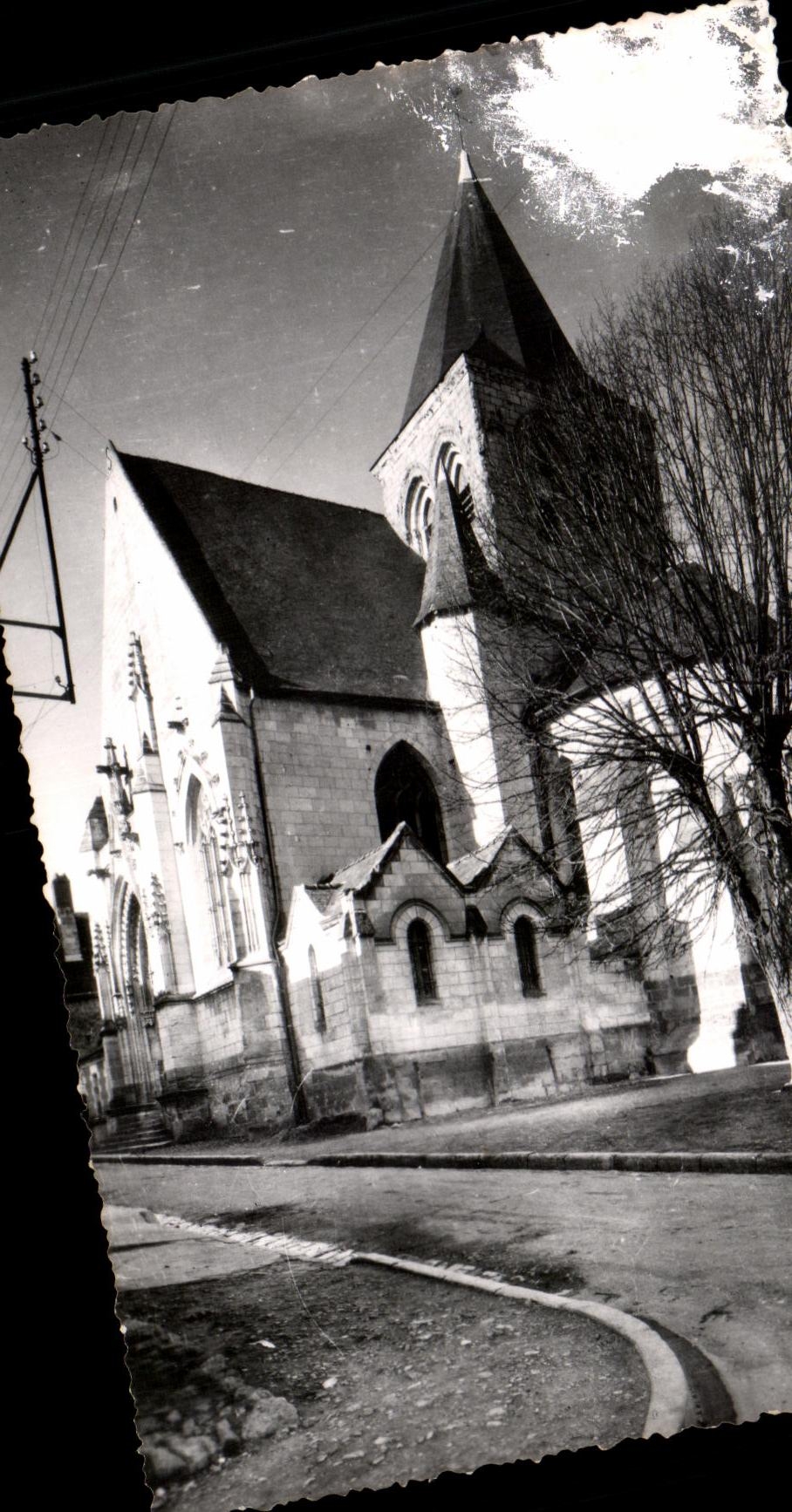 CPSM Saint Epain L'Eglise Clocher du 13eme Siecle Portail Renaissance