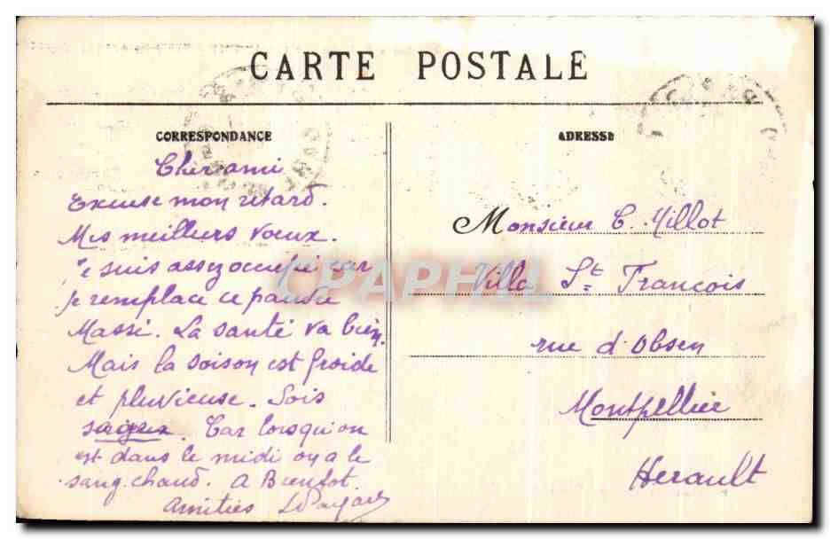CPA Les Bords de la Loire Chaumont Vire prise du Pont — Rückseite