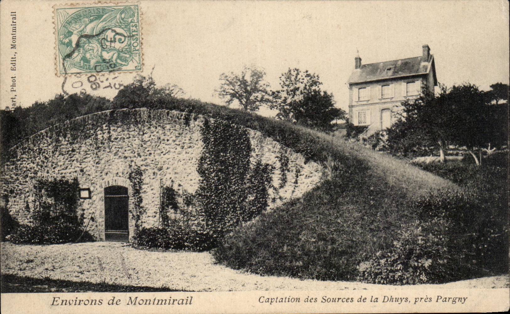 CPA Montmirail Environs de Montmirail Captation des Sources de la Dhuys pres Pargny