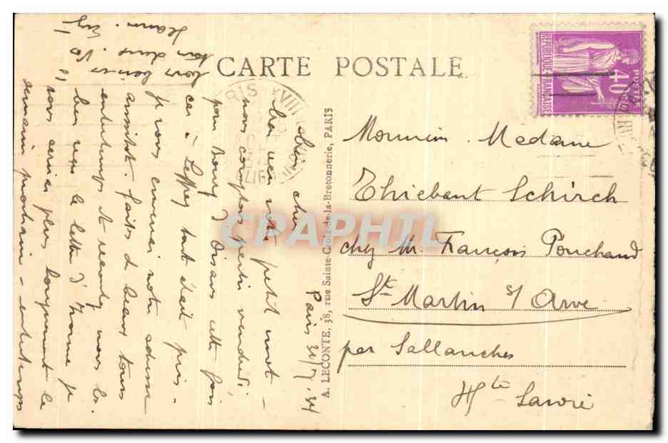 CPA Versailles Le Palais du Grand Trianon Le Peristyle et les jardins  — Verso