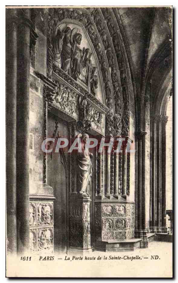 CPA Paris La Porte haute de la Saint Chapelle