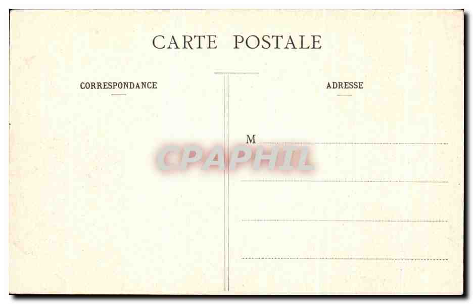 CPA Paris Parc Monceau Le Pont — Verso