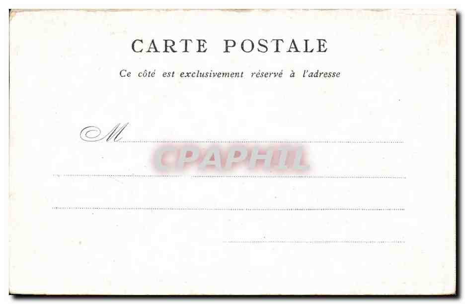 CPA Institut Edit par le Bon Marche Paris — Rückseite