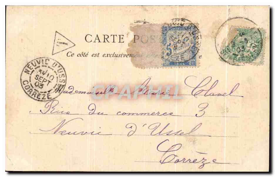 CPA Paris le Louvre Galerie d'Apollon  — Rückseite