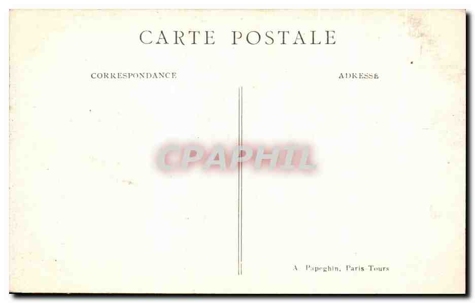 CPA Paris L'Arc de Triomphe du Carrousel Louvre — Rückseite