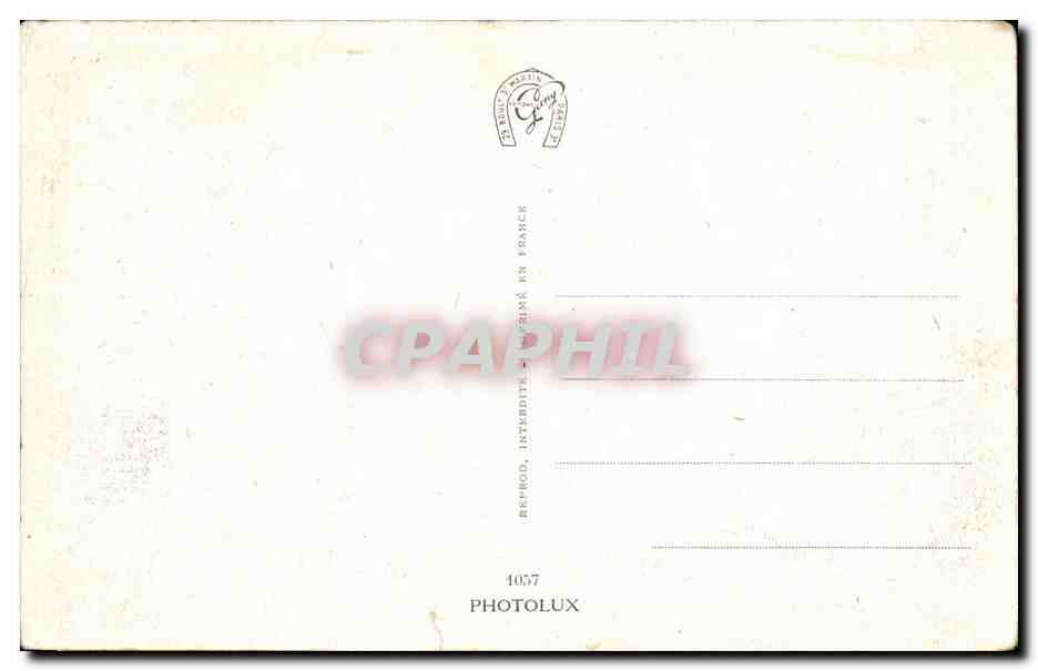 CPA Paris Avenue Foch Avenue de la Grande Armee — Verso