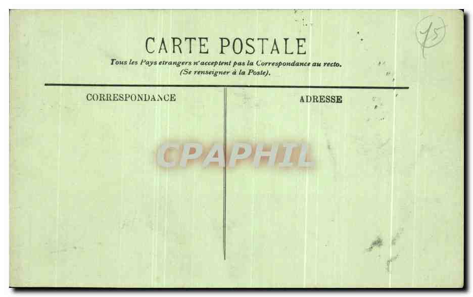 CPA Paris L'Eglise st Sulpice la Chapelle de la Vierge — Rückseite