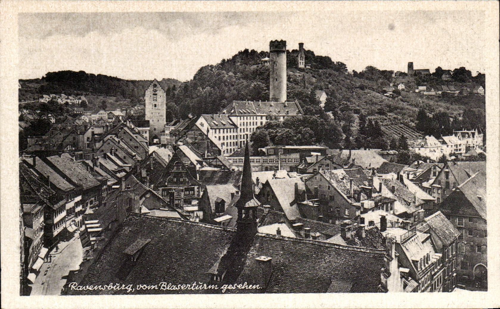 CPA Ravensburg vom Blaserturm gesehen