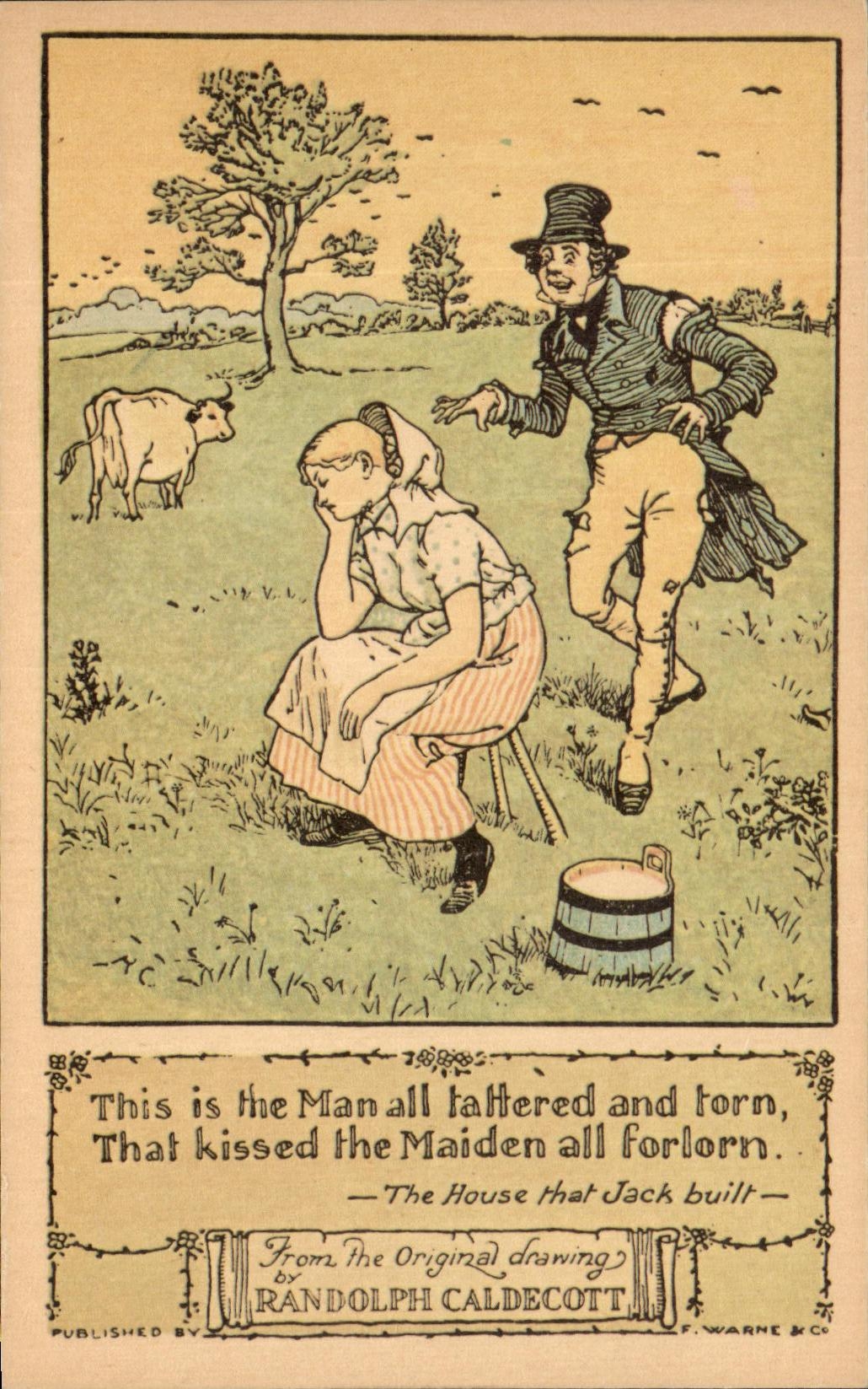 REPRO this is the Man all Randolph Caldecott Illustrateur 