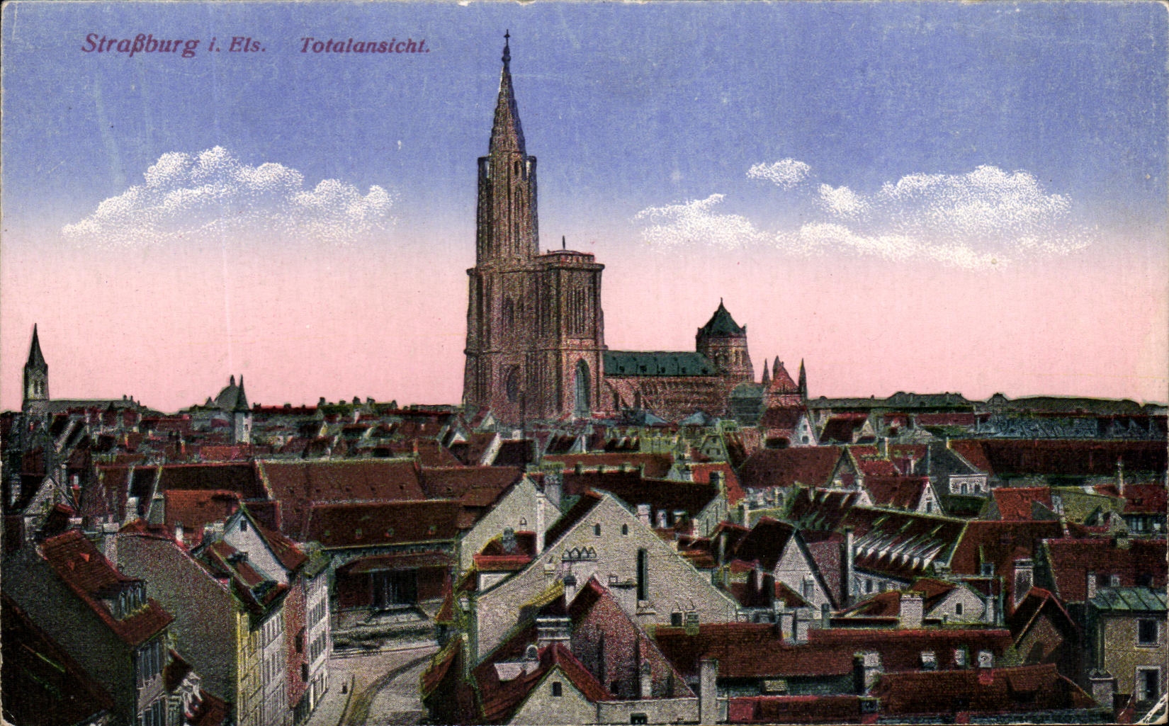 CPA Strasbourg i Els Totalansicht