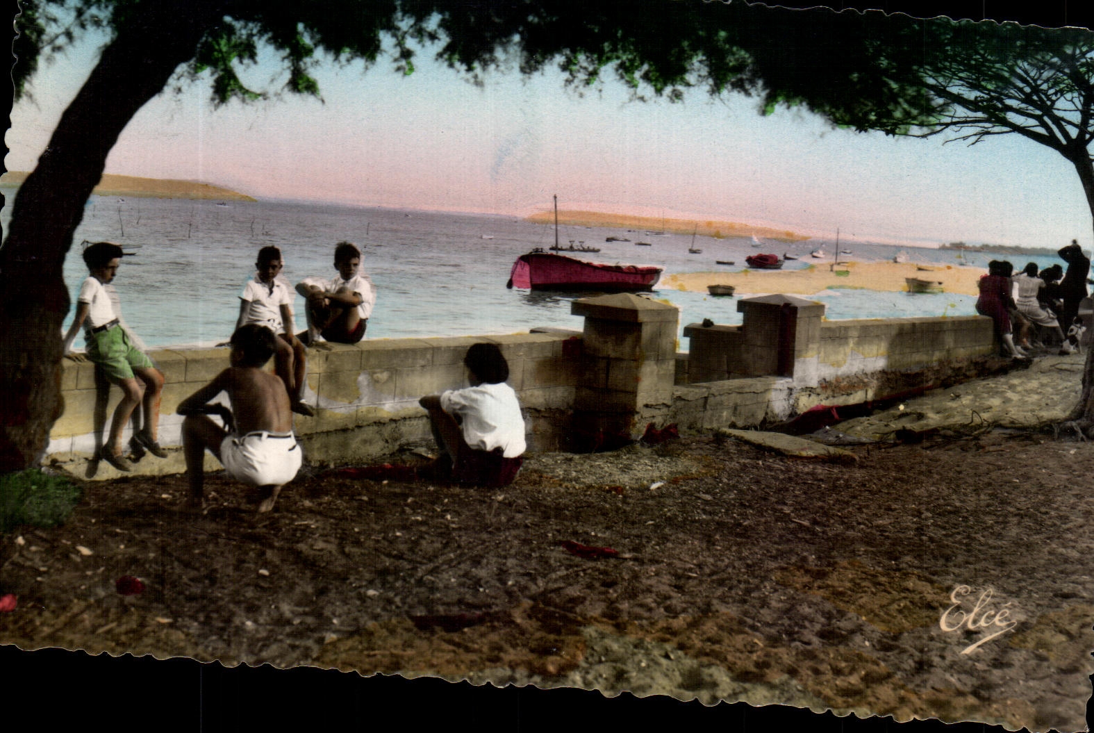 Vue du Bassin à Bordeaux — Elcée