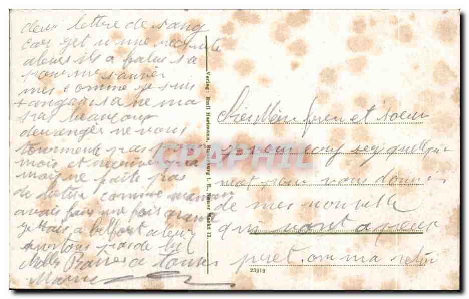 CPA Strasburg Totatansicht — Verso