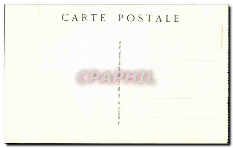CPA Paris Le Tombeau de Napoleon 1er aux Invalides — Rückseite