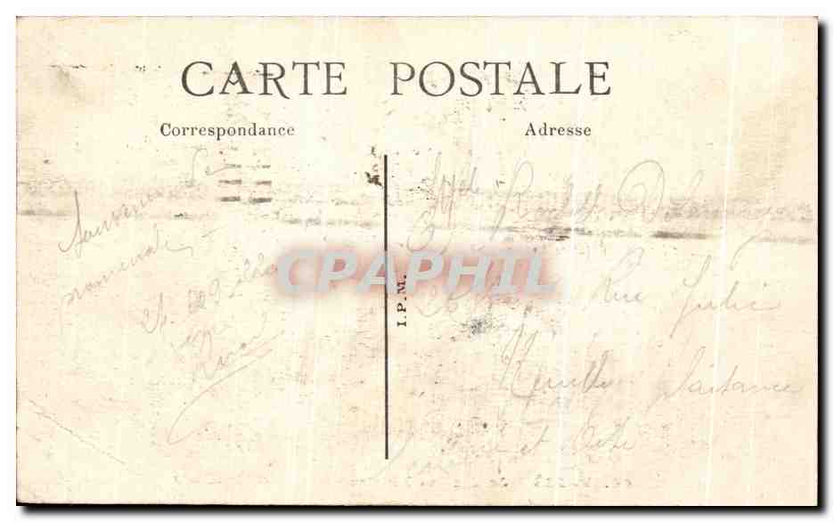CPA Paris Jardin des Plantes Girafe d'Abssinie — Rückseite