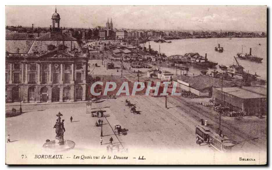 Bordeaux -- Les Quais vus de la Douane -- LL. -- Séleucia