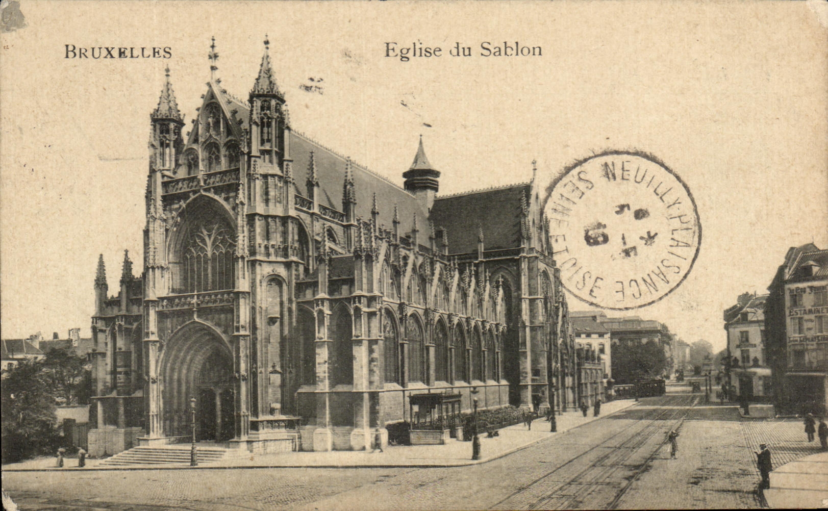 CPA Bruxelles Eglise du Sablon
