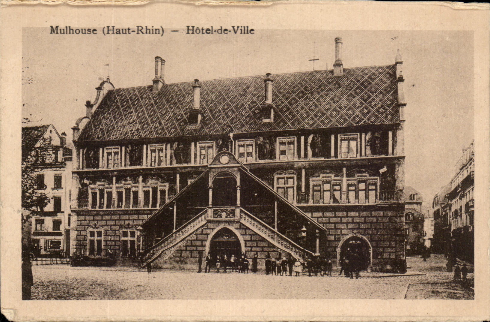 CPA Mulhouse Hotel de Ville