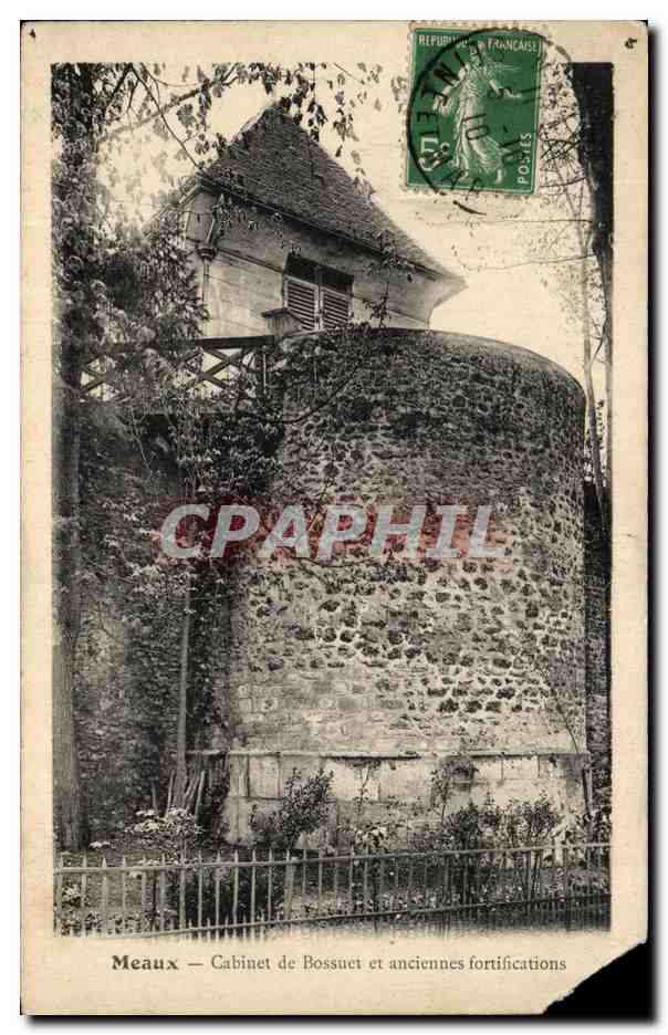 CPA Meaux Cabinet de Bossuet et anciennes fortifications