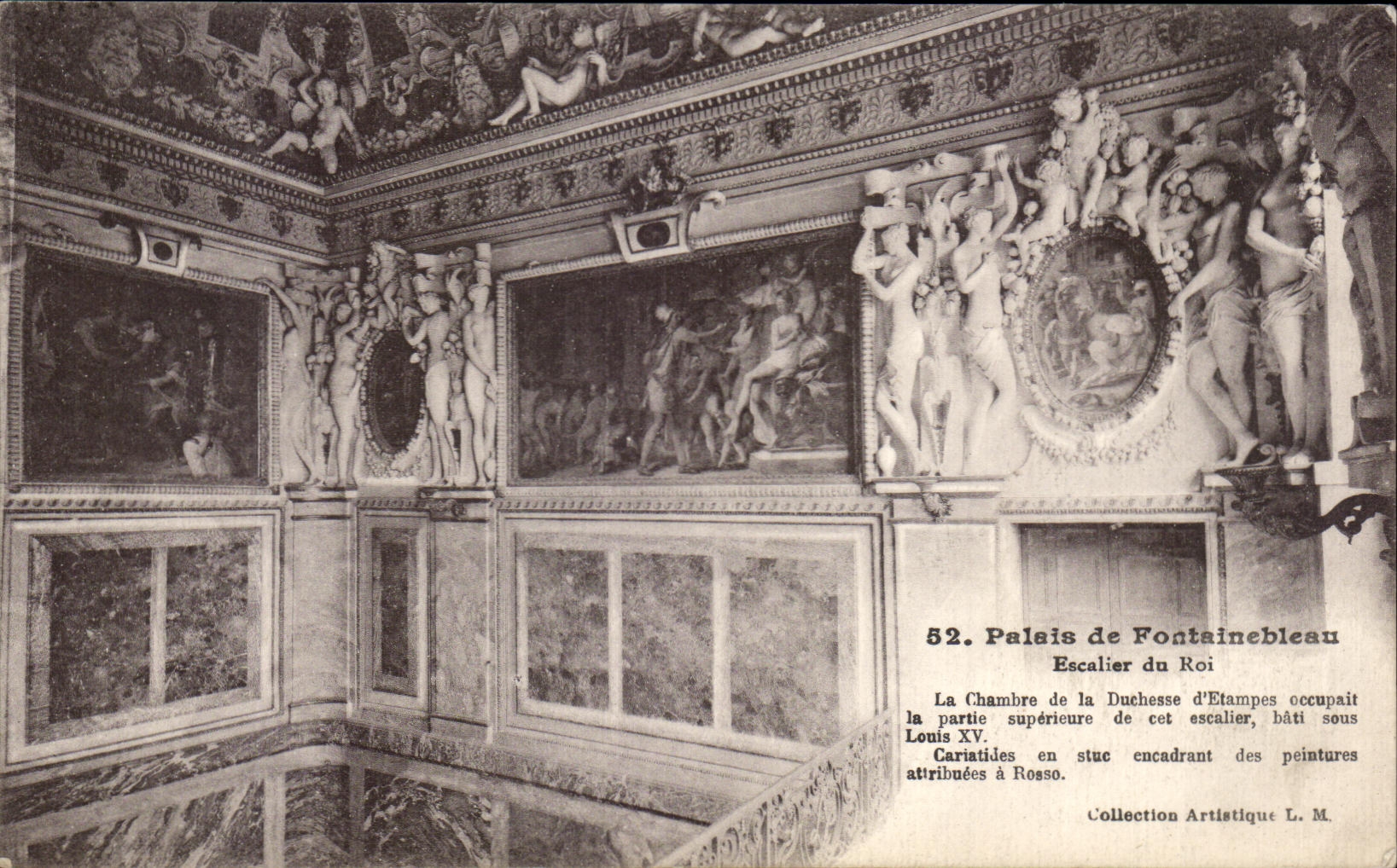 Habitación de la Duquesa de Étampes — Palacio de Fontainebleau — Colección Artística L. M.