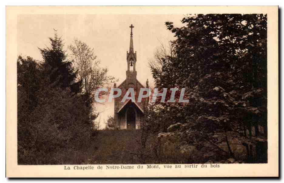 La Chapelle de Notre-Dame du Mont — vue au sortir du bois — Théolaise