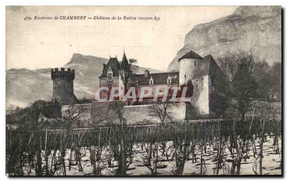 CPA Environs de Chambery Chateau de la Bathie 