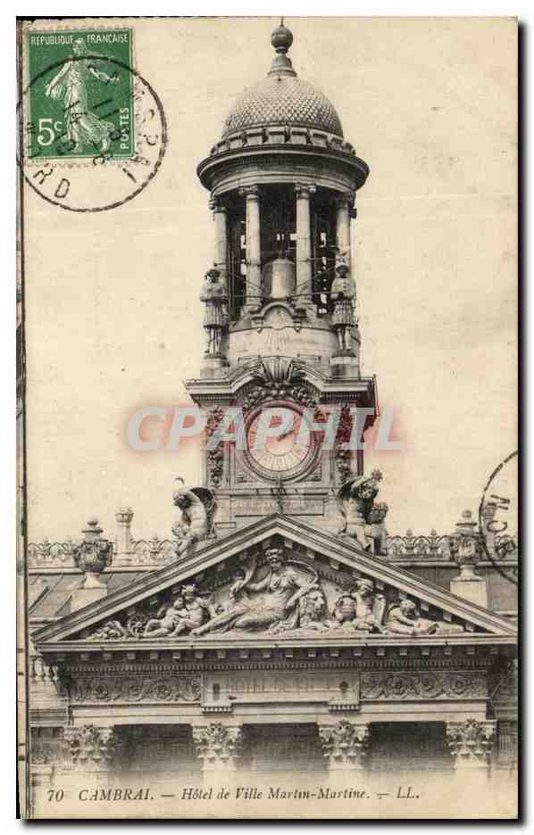 Cambrai — Hotel de Ville Martin-Martine — LL. n°70