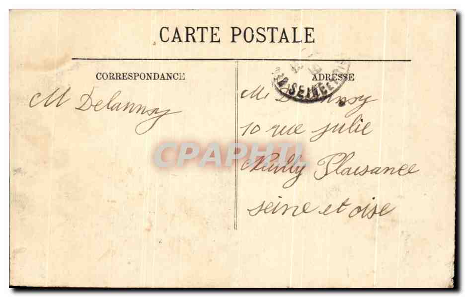 Cambrai — Hotel de Ville Martin-Martine — LL. n°70 — Rückseite
