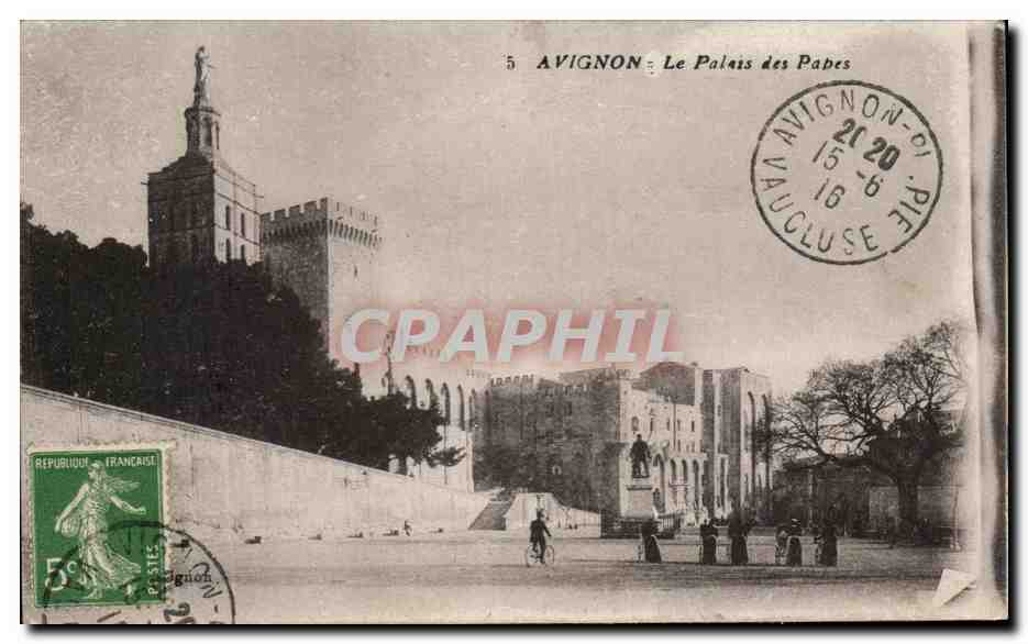 CPA Avignon Le Palais des Pabes