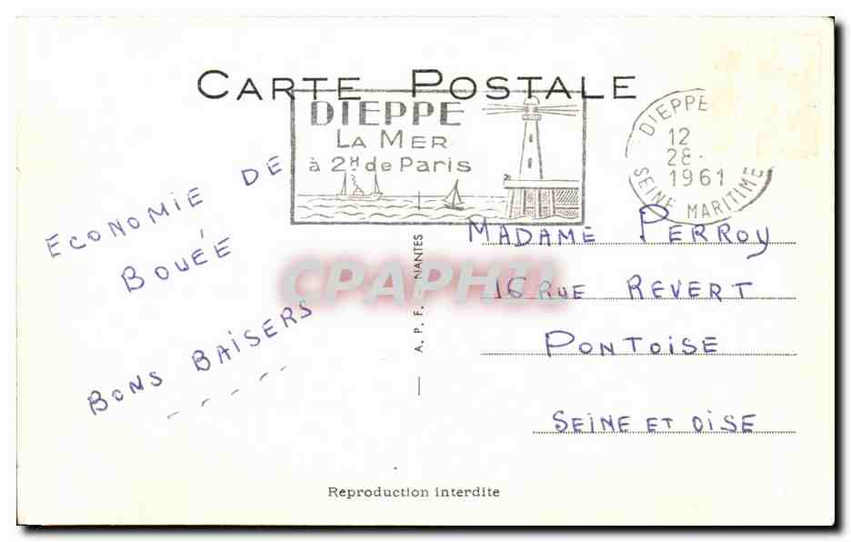 Boule de Suif s'amuse — Édition A.P.F. NANTES n°25 — Achterkant