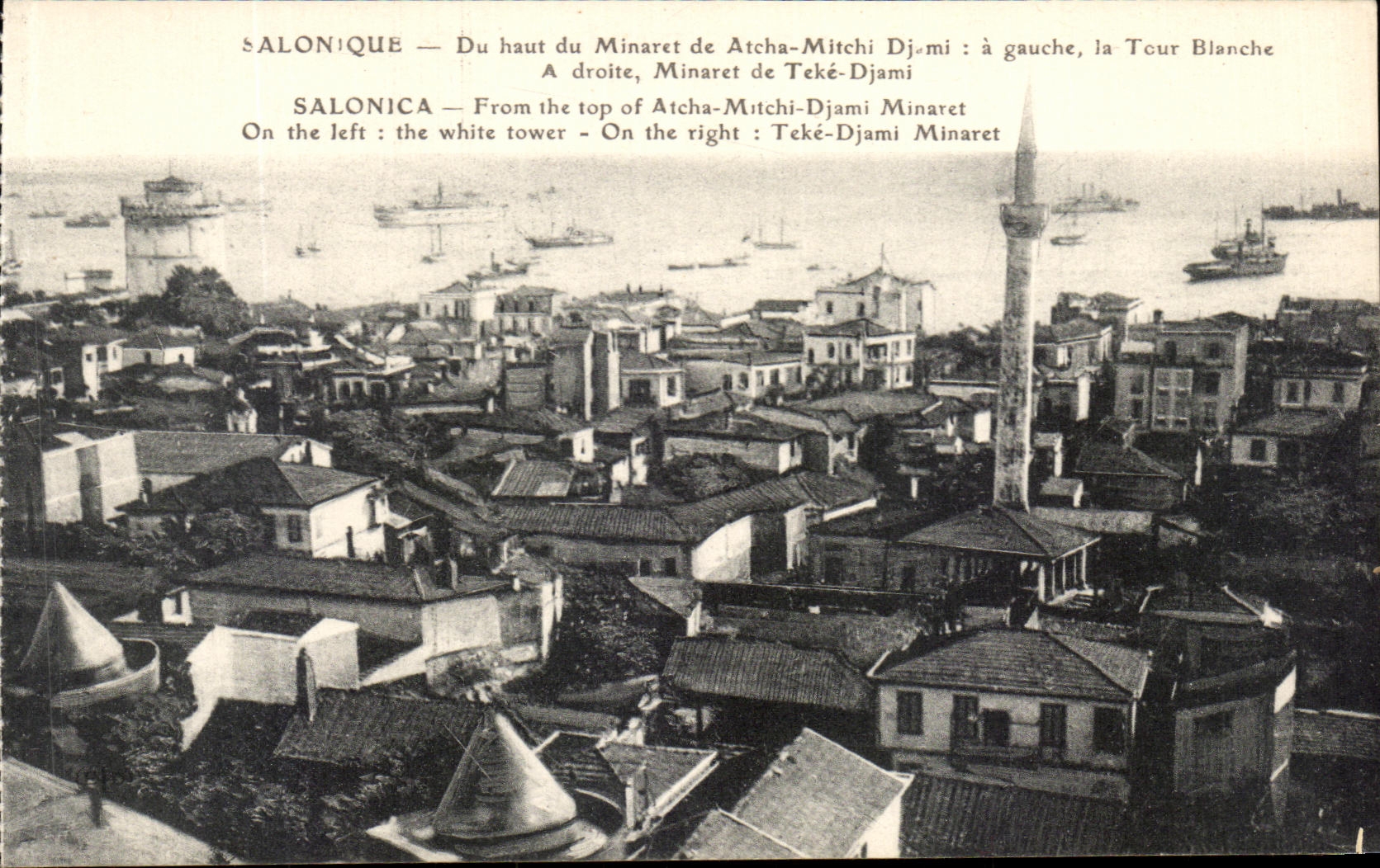 CPA Salonique Du haut du Minaret de Atcha Mitchi Djami Grece